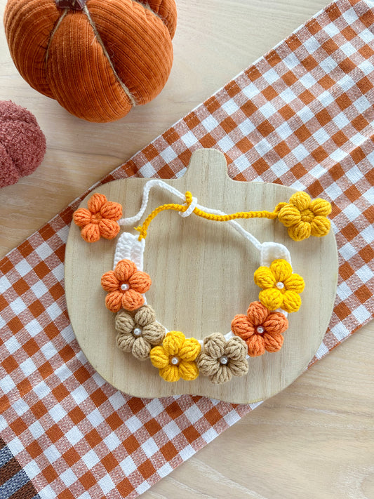Fall Flower Necklace