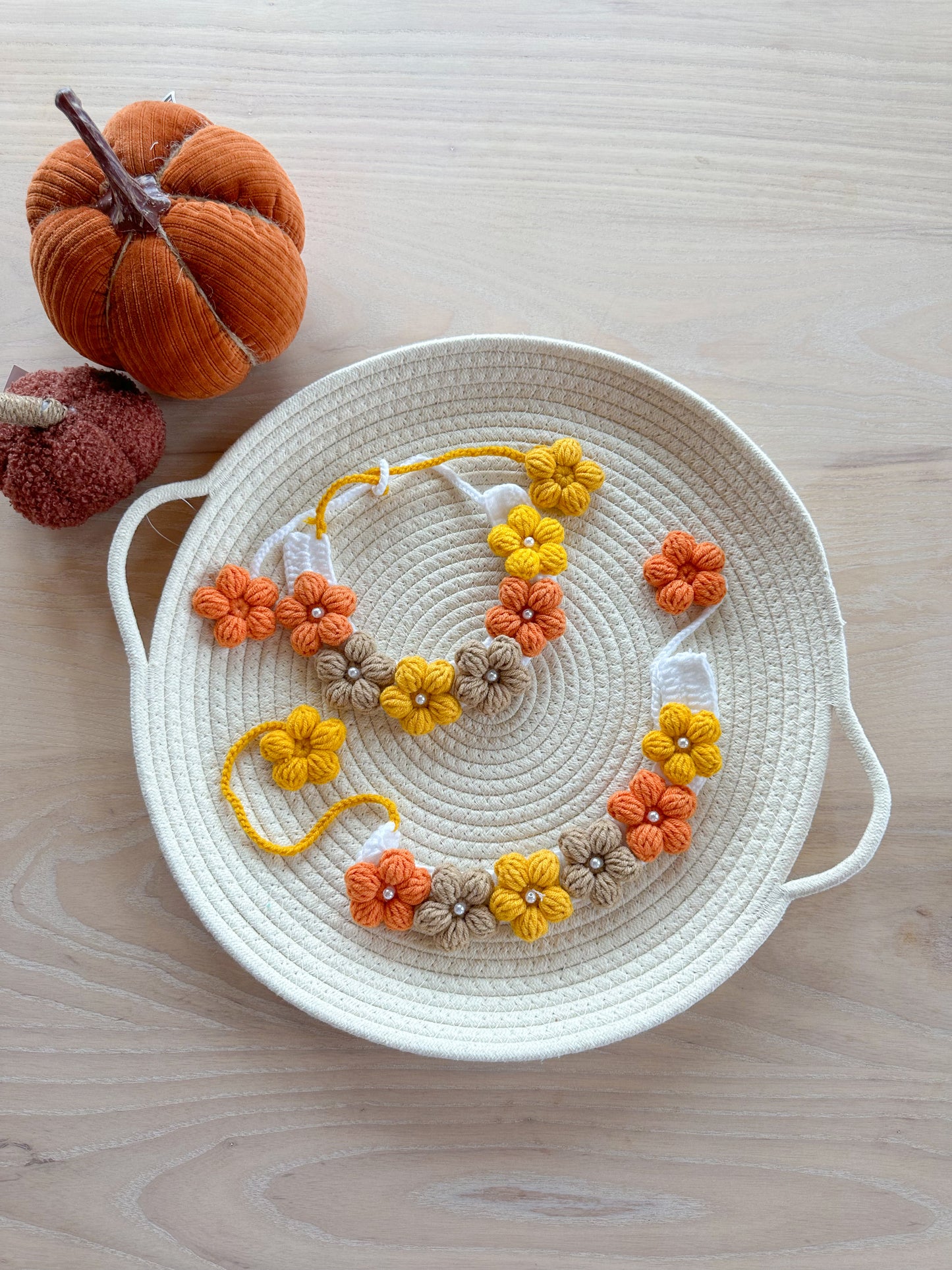 Fall Flower Necklace