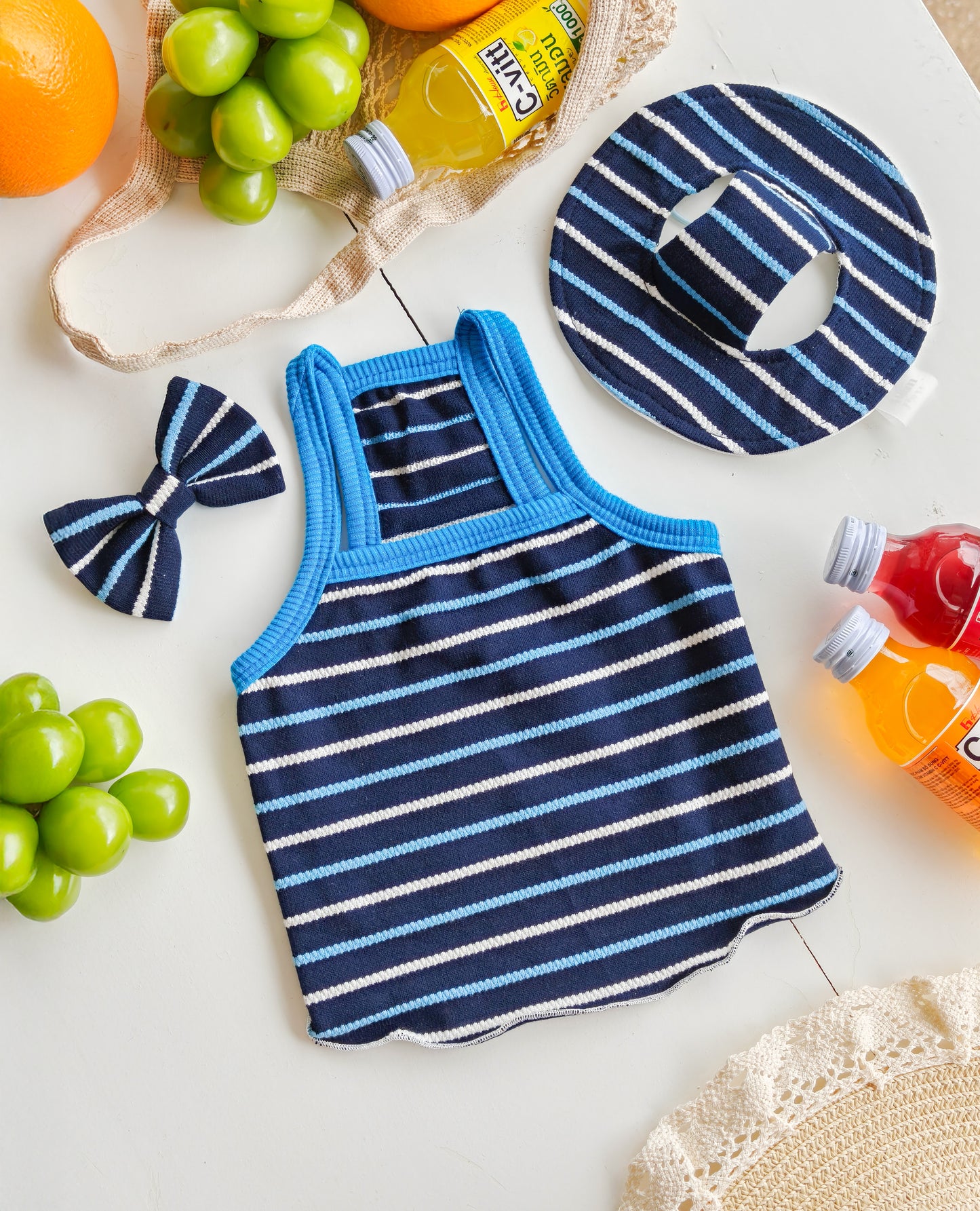 Capri Top - Navy