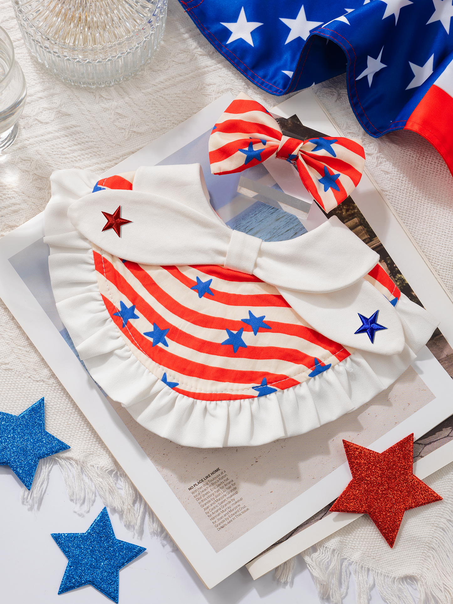 Matching Hair Bow (Patriotic Collection)